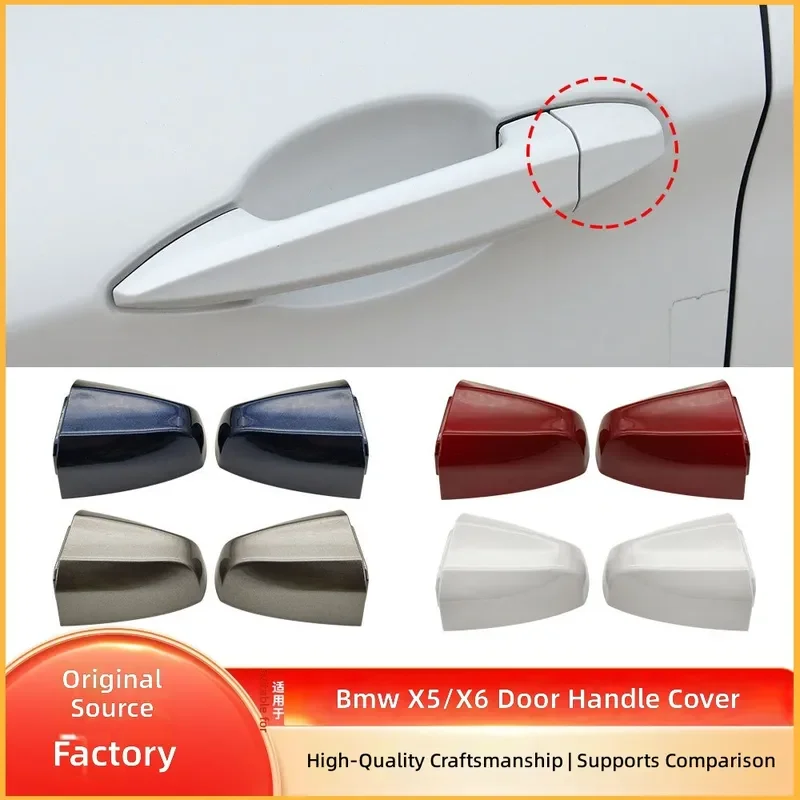 For BMW X1 F48 F49 X5 F15 X6 F16 Door Handle Keyhole Cover Outer Lock Cylinder Trim Protector Accessories