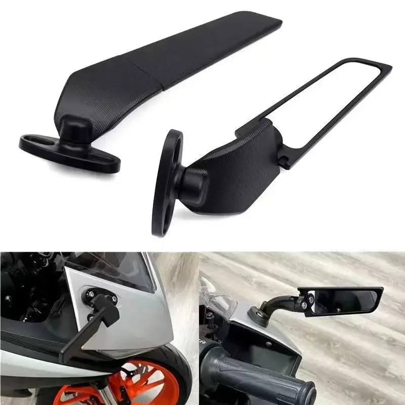 Für Aprilia RS125 RS250 RS660 Tuono660 RSV4 GPR250R Motorrad Seite Spiegel Winglets Wind Flügel Einstellbare Dreh Rück