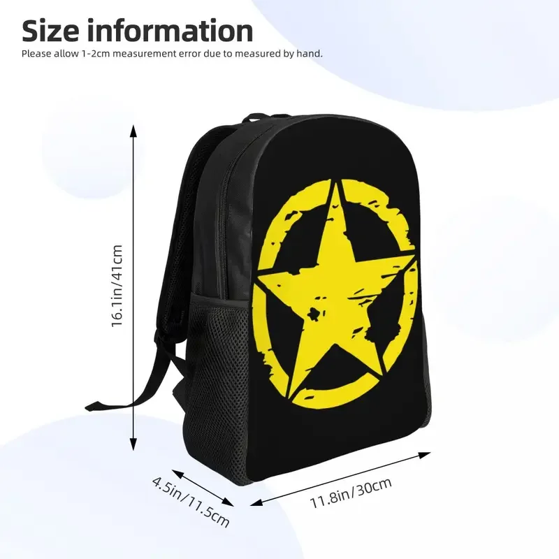 Mochilas militares tácticas americanas personalizadas para mujeres y hombres, bolsa escolar universitaria impermeable, bolsa de libros estampada