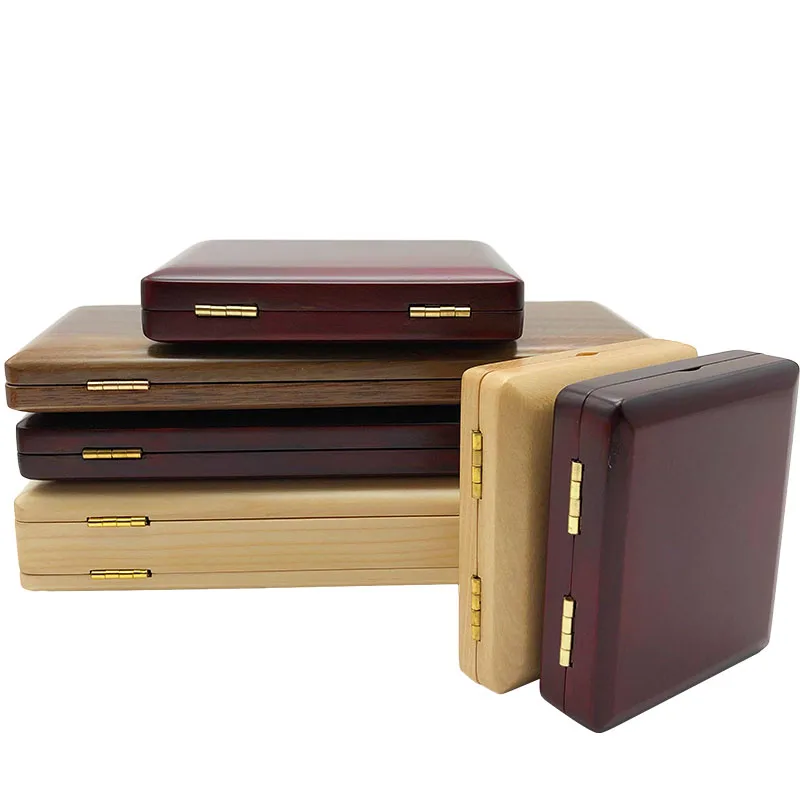 various sizes Bassoon big pipe Maple Solid wood whistle piece box Portable pack Wooden spring clip holds 3/ 5/ 10 /11/ 22 pcs