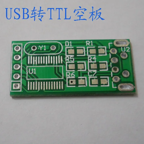 USB to Serial Port USB to TTL Small Board STC Single Chip Microcomputer Downloader Pcb Empty Board