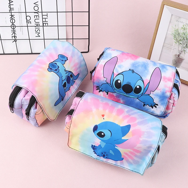 1Pc Anime Lilo And Stitch Figure Stitch Pencil Case Bag Pencil Eraser Kawaii Students Children School Supplies Kids Gifts Toys