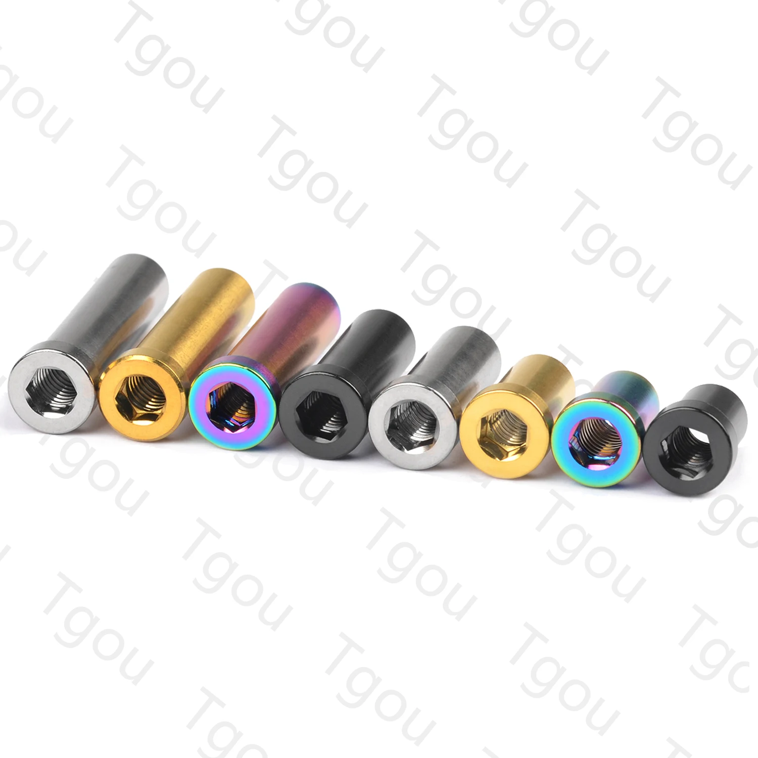 Tgou Recessed M6 Ti Nut Full Length 13/15/17/23/25/31.5/33/35mm for Road Bicycle Brake Caliper C Clamp Fix