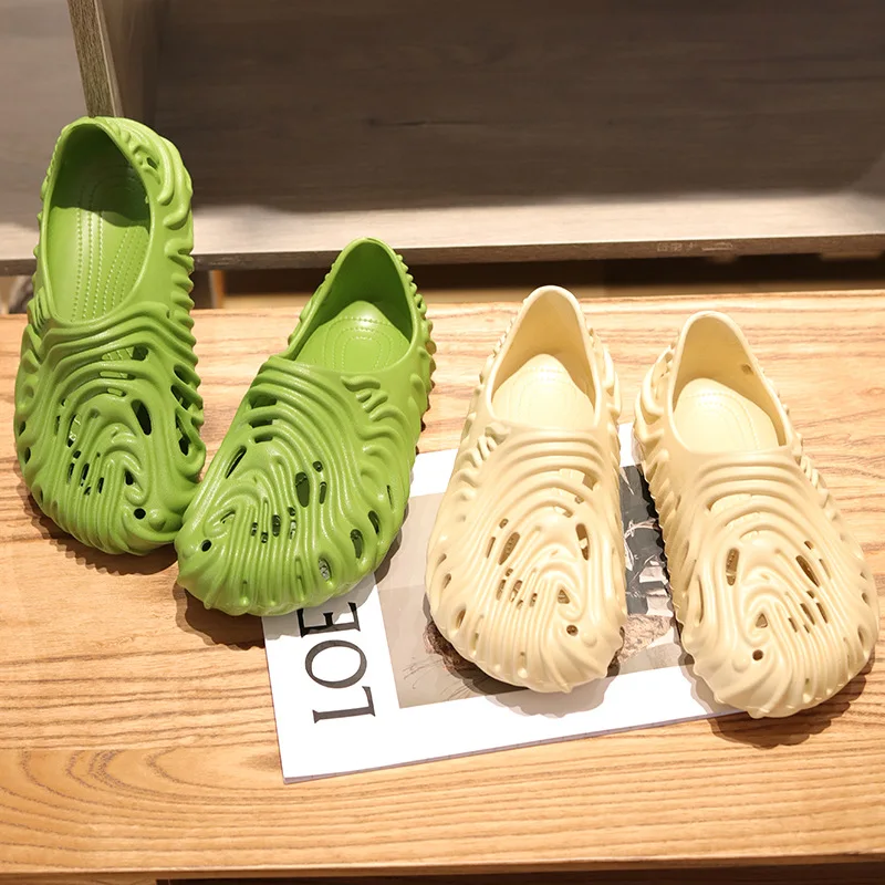 New Women Sandals Casual Breathable Beach Sandals Summer Slip On Women Flip Flops Shoes Non-slip Home Slippers Men Couple Shoes