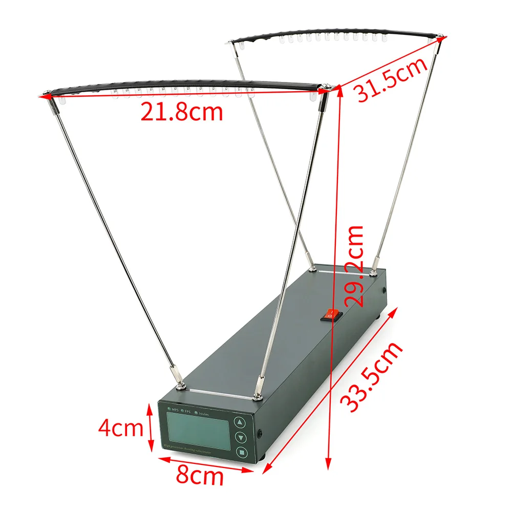 4-6500FPS Velocimetry łucznictwo prędkość przyrządy pomiarowe proca Bullet prędkość narzędzia pomiarowe łuk strzałka strzelanie zabawki