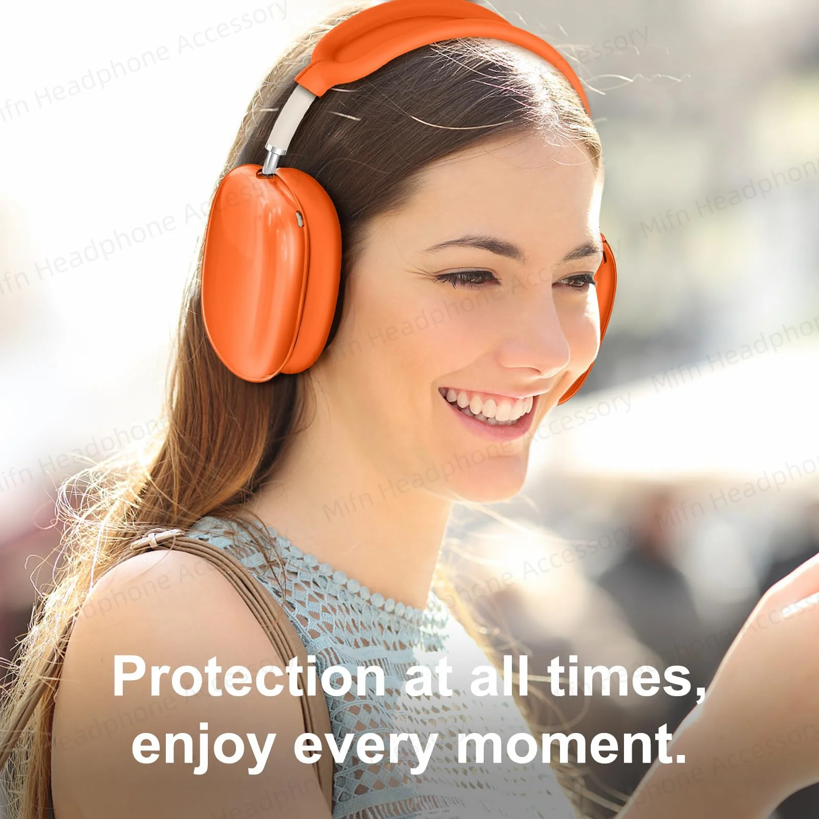 Para 2024 airpods max caso do fone de ouvido 4 em 1 headest acessórios silicone caso transparente para airpods max 2024/2020 protetor caso