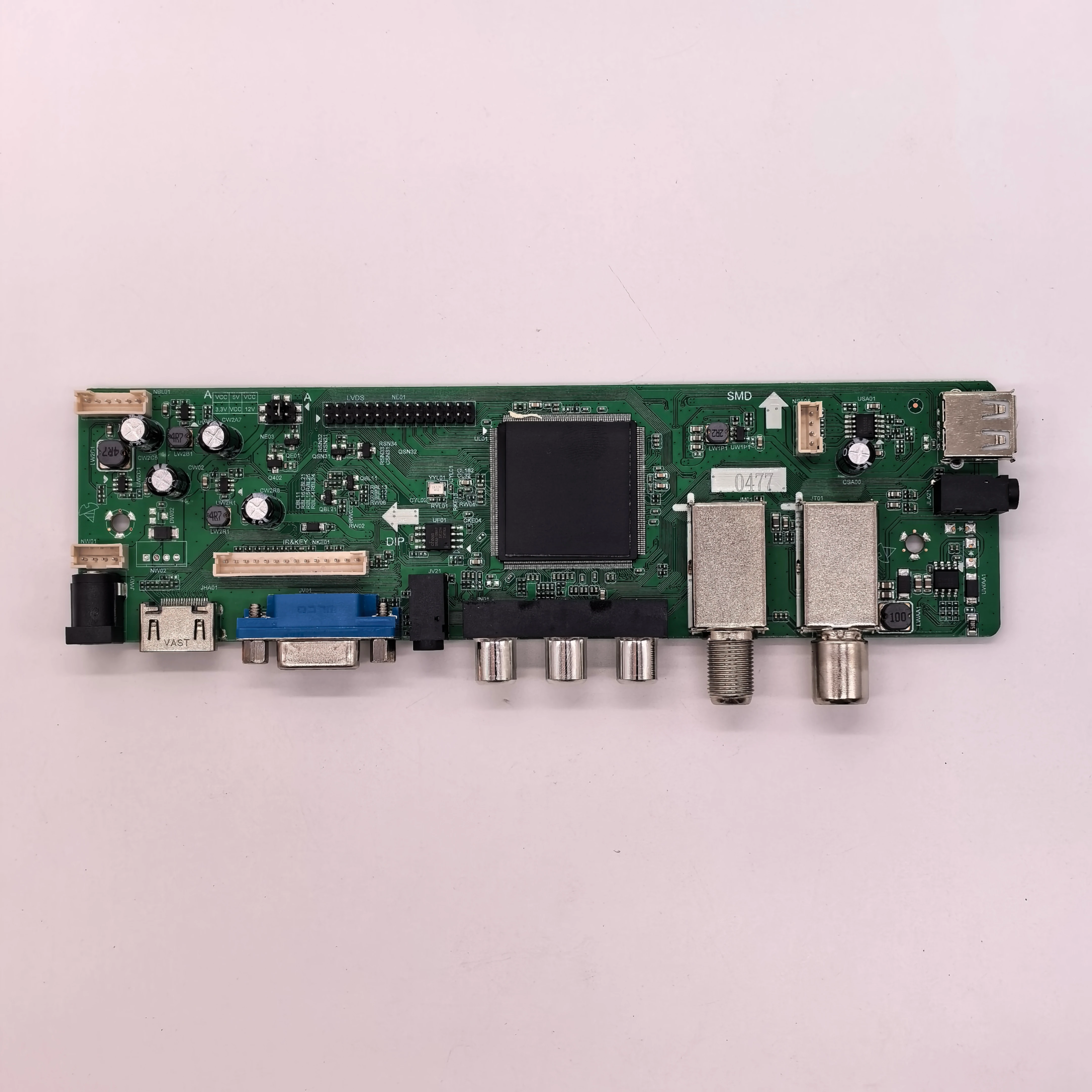 Yeni LCD TV anakart ZS. S663.tnt r00 dijital standart DVB-T2 DVB-S2 TNT