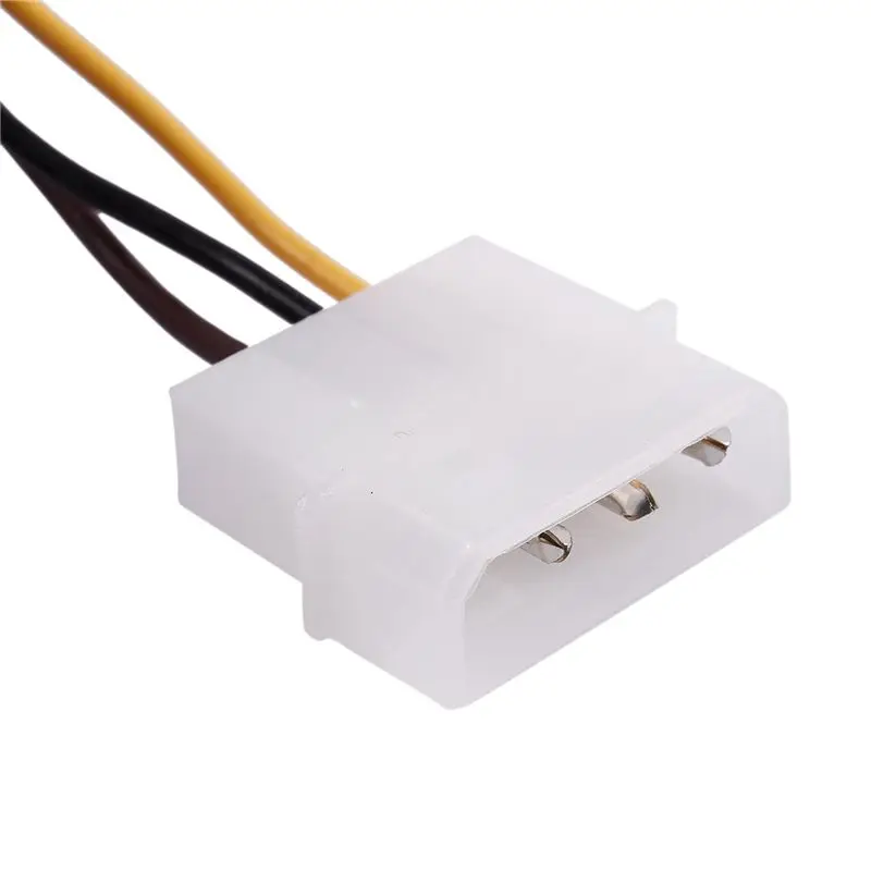 Delicate Texture-20X A Dual 4-Pin Molex IDE To 6 Pin PCI-E Graphic Card Power Connector Cable Adapter
