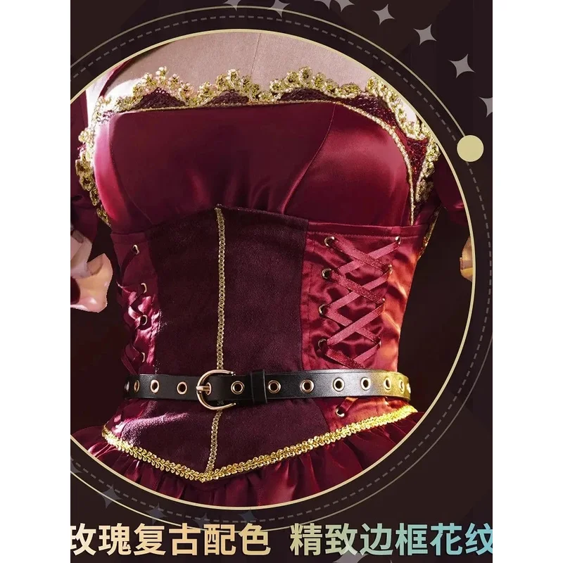 Identity V Archduchess Кровавая Королева Косплей Костюм Мэри Новая Кожа Костюм Ардушки Парик Обувь Опора Для Женщин Хэллоуин