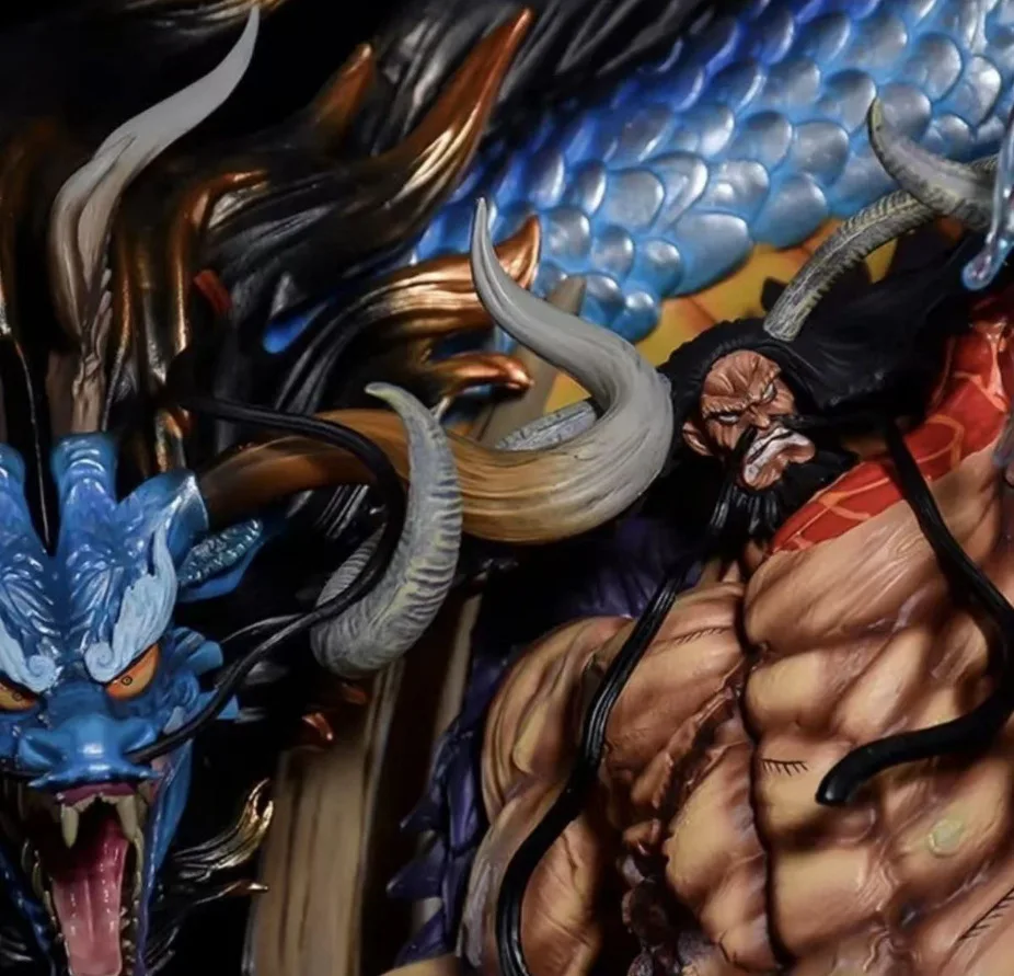 

Qd Chaowan One Piece Giant Dragon Kaido Figure 28Cm Pvc Statue Four Emperors Beasts Desktop Ornament For Anime Collectors