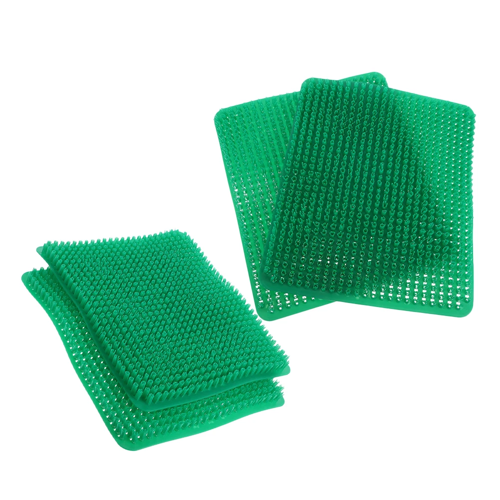 4 Pcs Egg Grass Mat Chicken Cage Mats Nest Liner Chicken's Pads Nesting Case Cushions Laying Natural