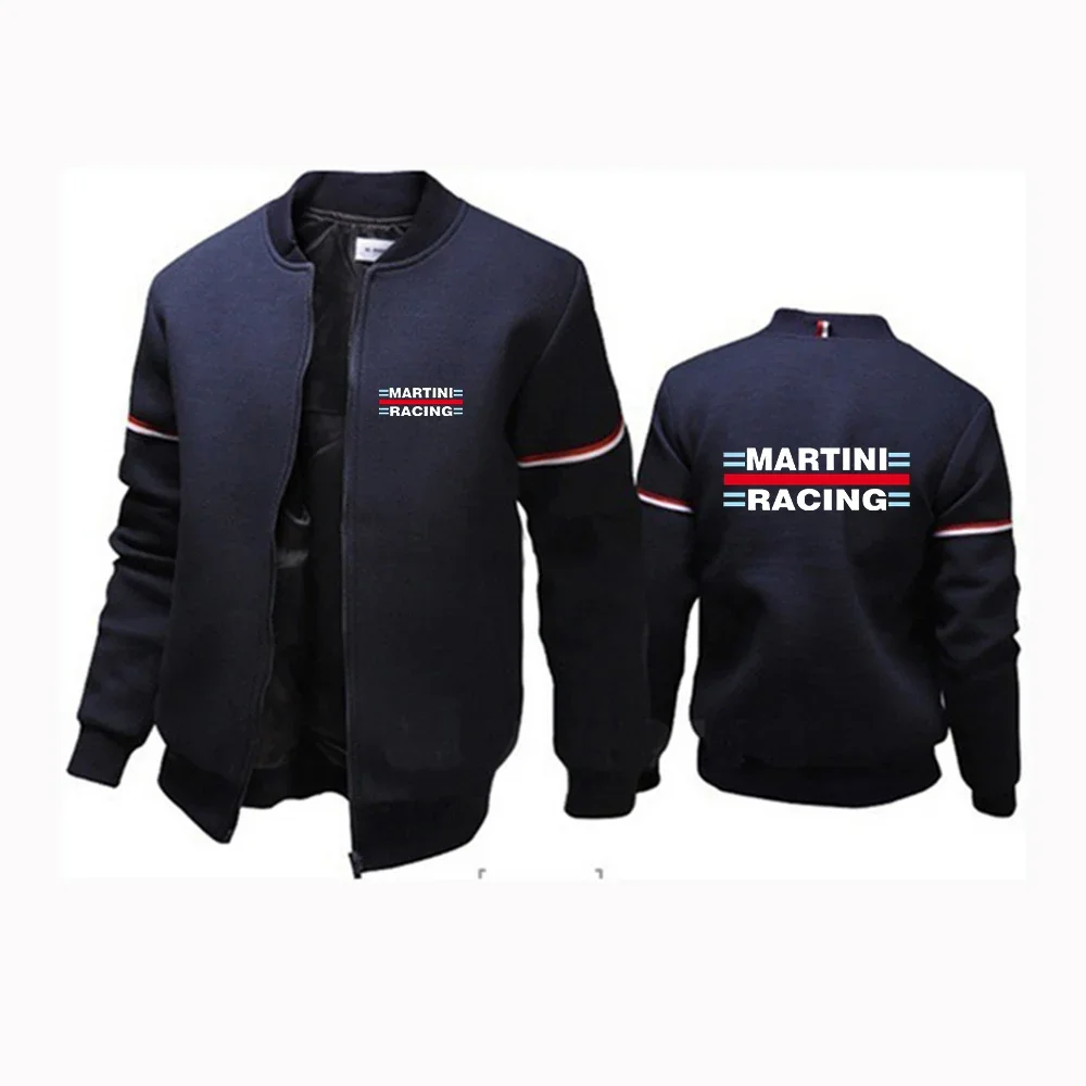 New Martini Racing Logo Spring Autumn Jacket Male Bomber Casual Streetwear Male Coats Simple Windbreaker Coat