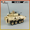 MOC 군사 전쟁 WW2 빌딩 블록 모델, 미국 LAV-25 보병 전투 차량, 도시 SWAT 자동차 벽돌 장난감, 남아용 크리스마스 선물 5