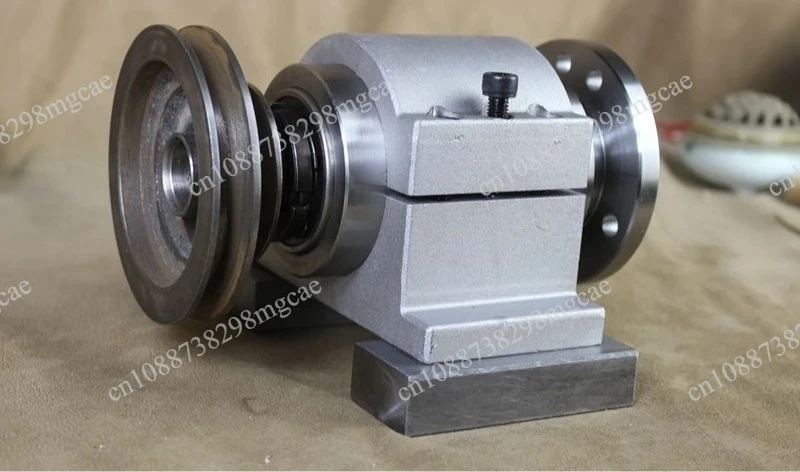Precision 125/160mm Lathe Spindle Unit with HRB Bearings, High-Strength Cast Aluminum Headstock Assembly for Machine Tools