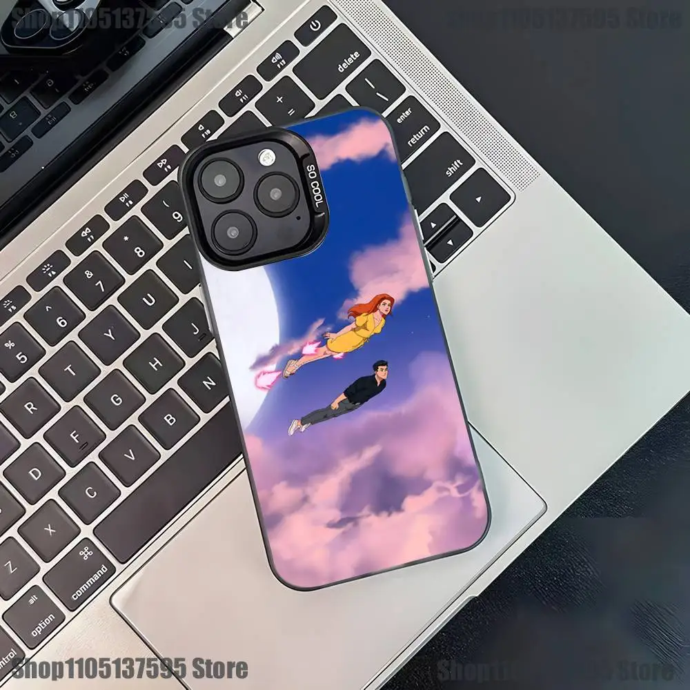 Invincible Mark Atom Eve Phone Case For iPhone 17,16,15,14,13,12,11,Pro,XS,Max,Plus,Mini,SE4,E Black Matte Shockproof Cover