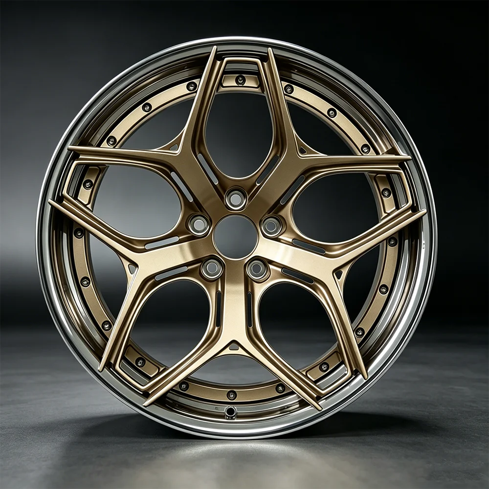 Certified 2-Piece Forged Alloy Rims 18 19 20 21 22 Inch 5X112 5X120 5X114.3 Forged Car Wheels for Rolls-Royce P7