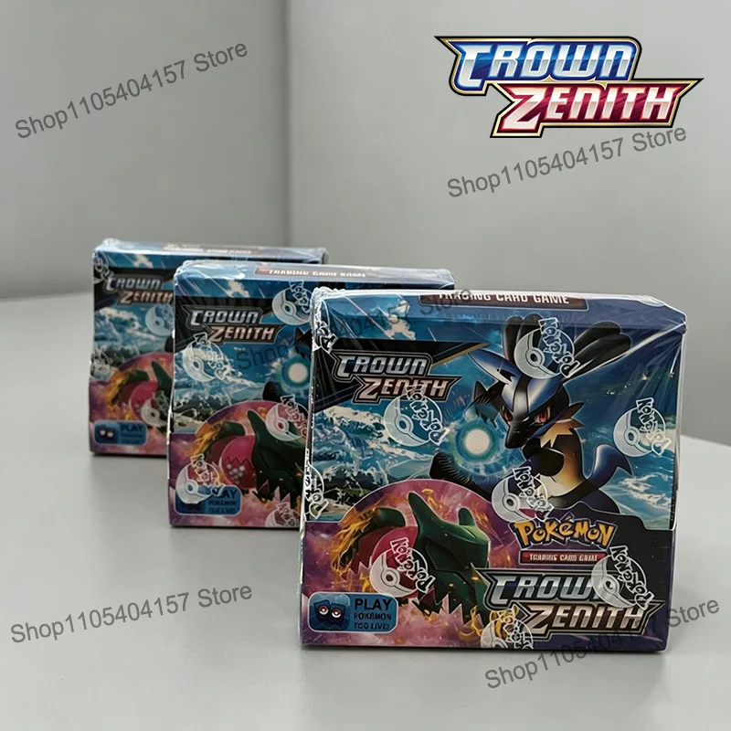 360Pcs Pokémon Crown Zenith English Booster Battle Transaction Card Trading Cards Game Collection Cards