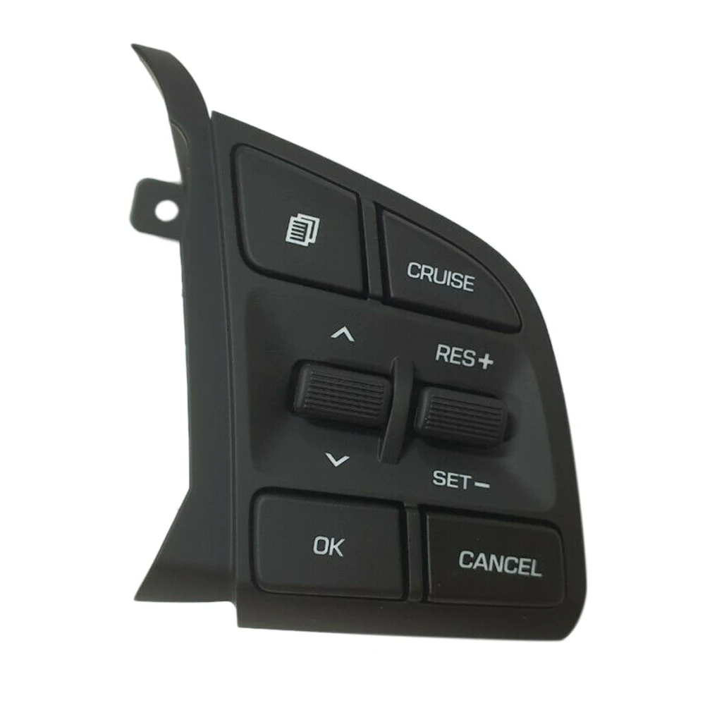 

AU34-Car Steering Wheel Cruise Control Switch Speed Control Switch RH For Hyundai Tucson 2016-2018 96720-D32004X
