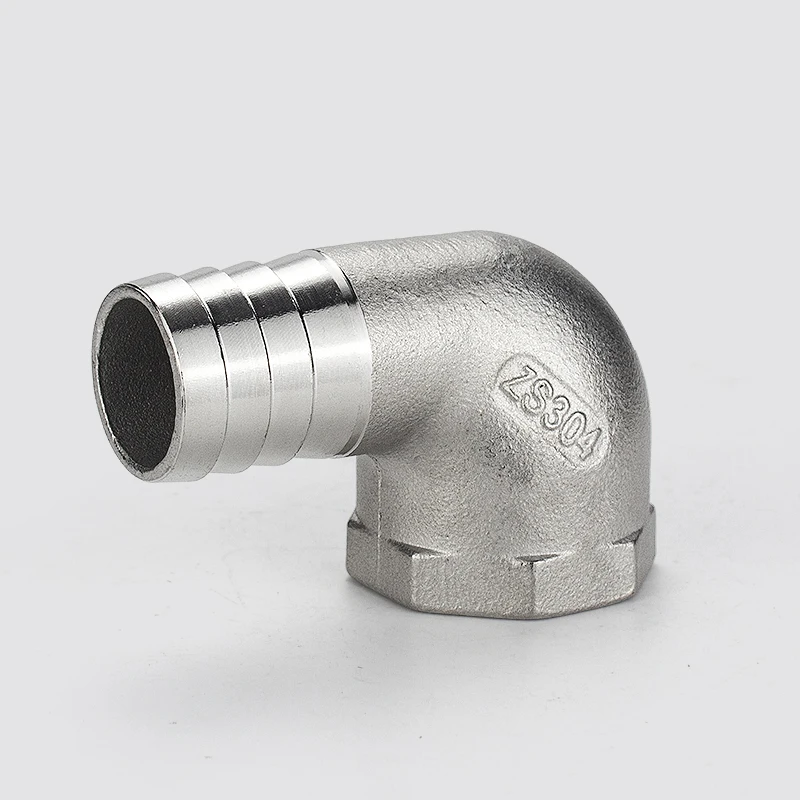 304 stainless steel inner wire elbow, inner thread, 90 degree right angle leather tube, trachea and water pipe fittings joint