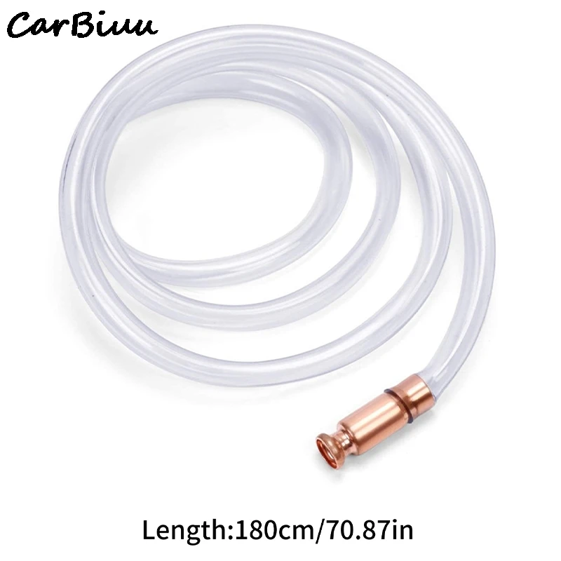 1.8M Extension Pipe for Motorcycle Car Suction Pipe Joint Kit Long Water Oil Tube Petrol Hose Gasoline Diesel Transfer Funnels