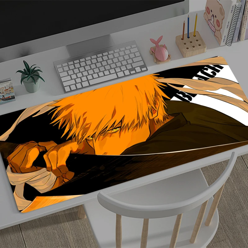 

Mousepad B-bleach Computer Game Mouse Pad Gaming Accessories Large Non-Slip Printing Deskmat Keyboard Pad PC Anime game Mousepad
