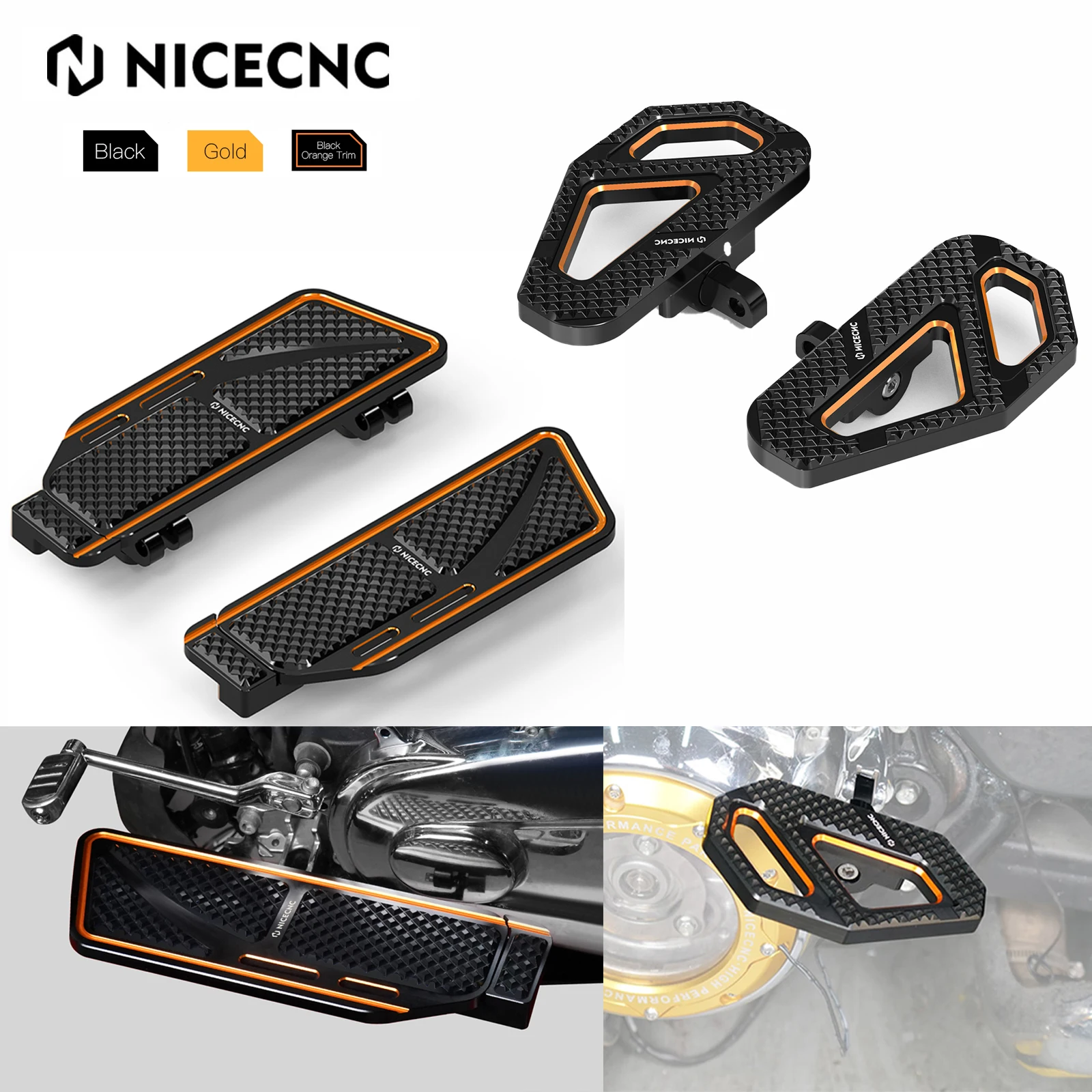 

For Harley Road King Special FLHRXS 2017-2024 2023 NICECNC Rider Passenger Footboard Street Glide FLHX Road Glide Special FLTRXS