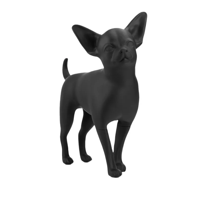 Chihuahua dog model fiberglass material pet clothes model store display prop dog