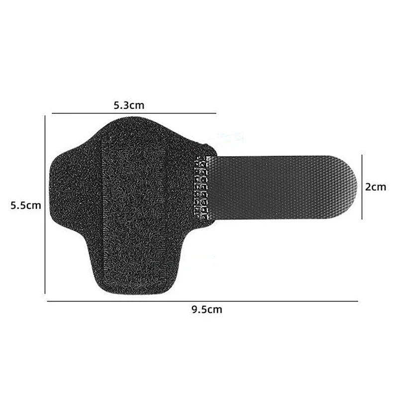 Adjustable Finger Support Brace, Aluminium Strip Finger Protector Sleeve, Hook‑Loop Fastener for Finger Stabilizing Daily Use