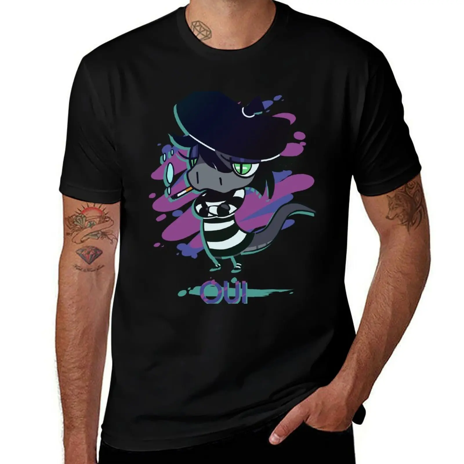 Camiseta única de Monique para hombre, camisetas de algodón pesado para hombre, Camiseta de algodón