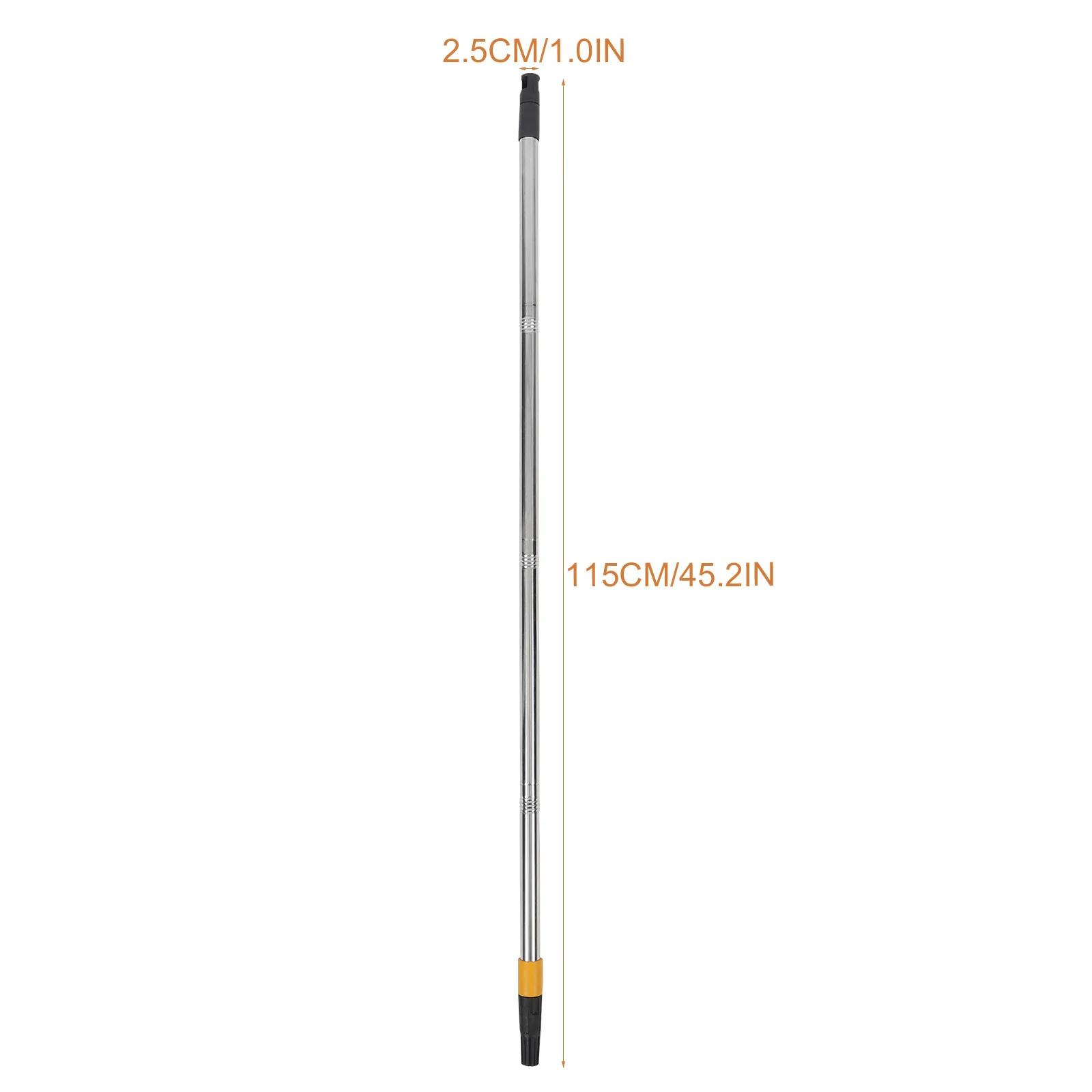 

Paint Brush Extension Rod 120cm Stainless Steel Telescopic Tool for Walls Ceilings Home Office Roller Poles Set Paint Roller