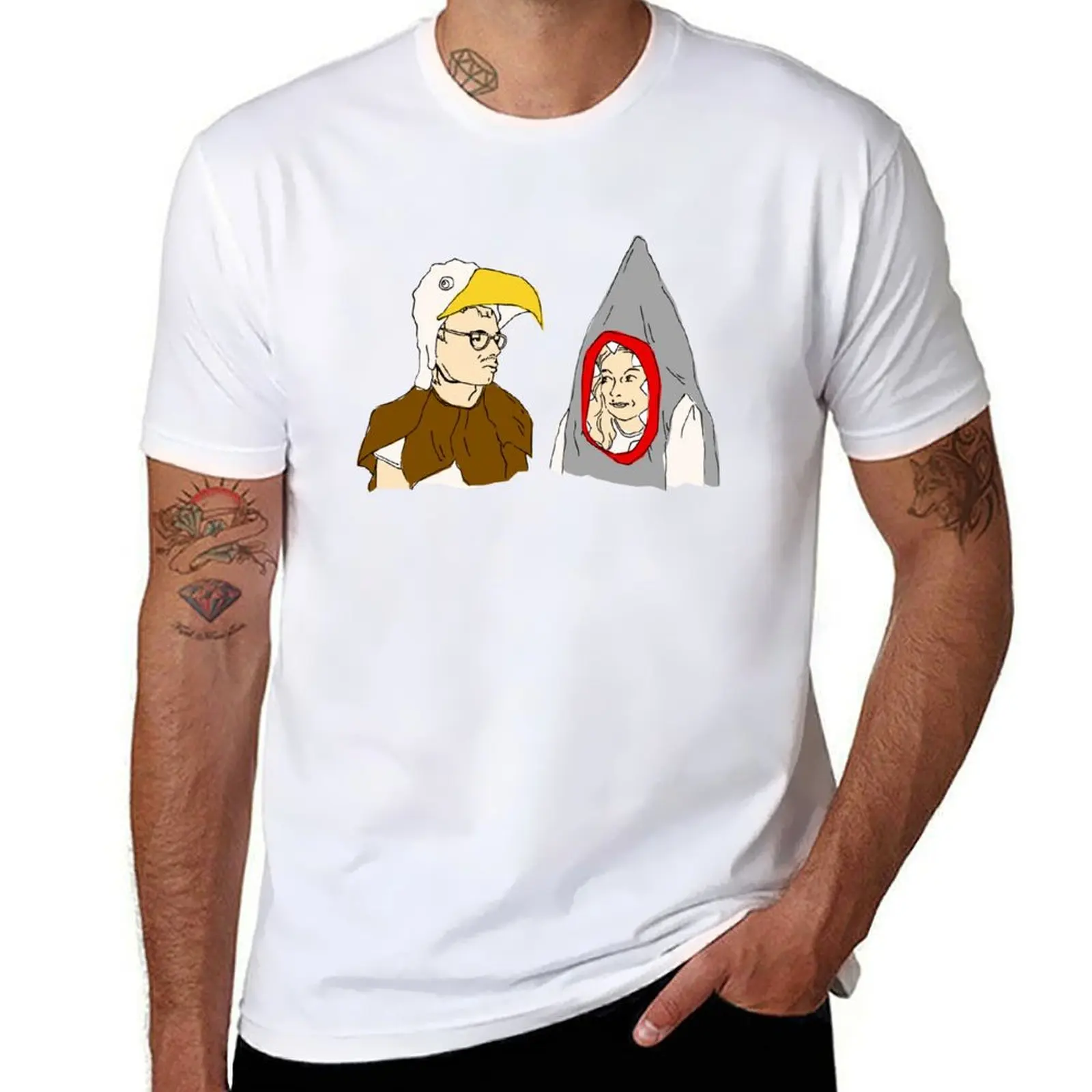 

Eagle Vs. Shark T-Shirt man graphic t shirt t shirts for man cotton T-Shirt
