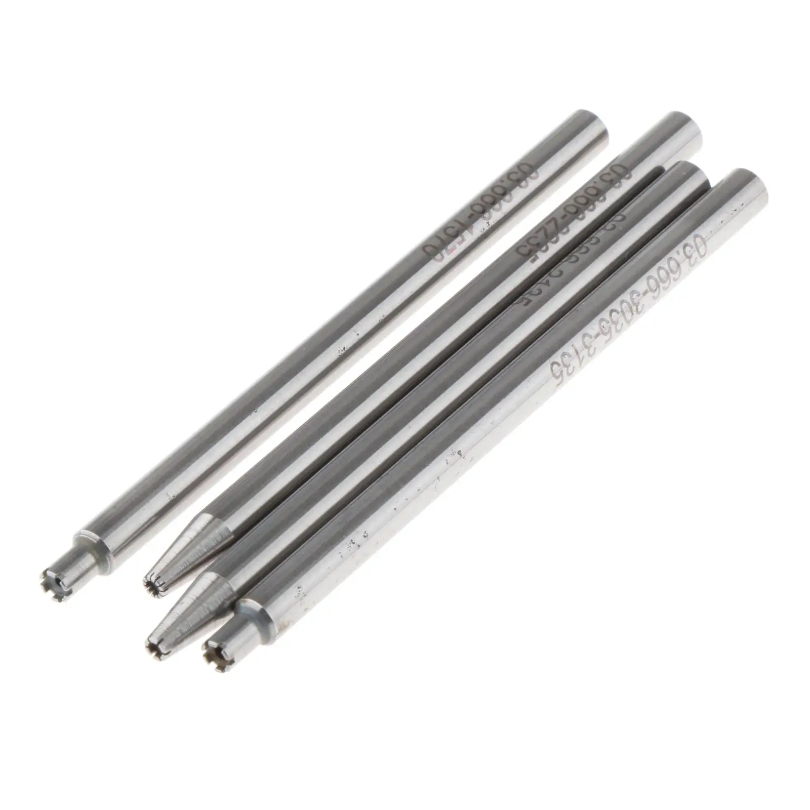 4x Oscillating Rotor Weight Axle Punches Watch Movement Tools Mechanical Watch Jewelry Staking Punches for 2235 2135 Calibres