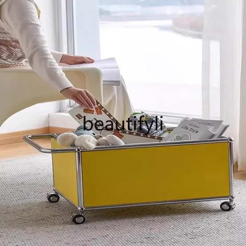 

Medieval stainless steel modern simple household removable module living room side trolley USMD06