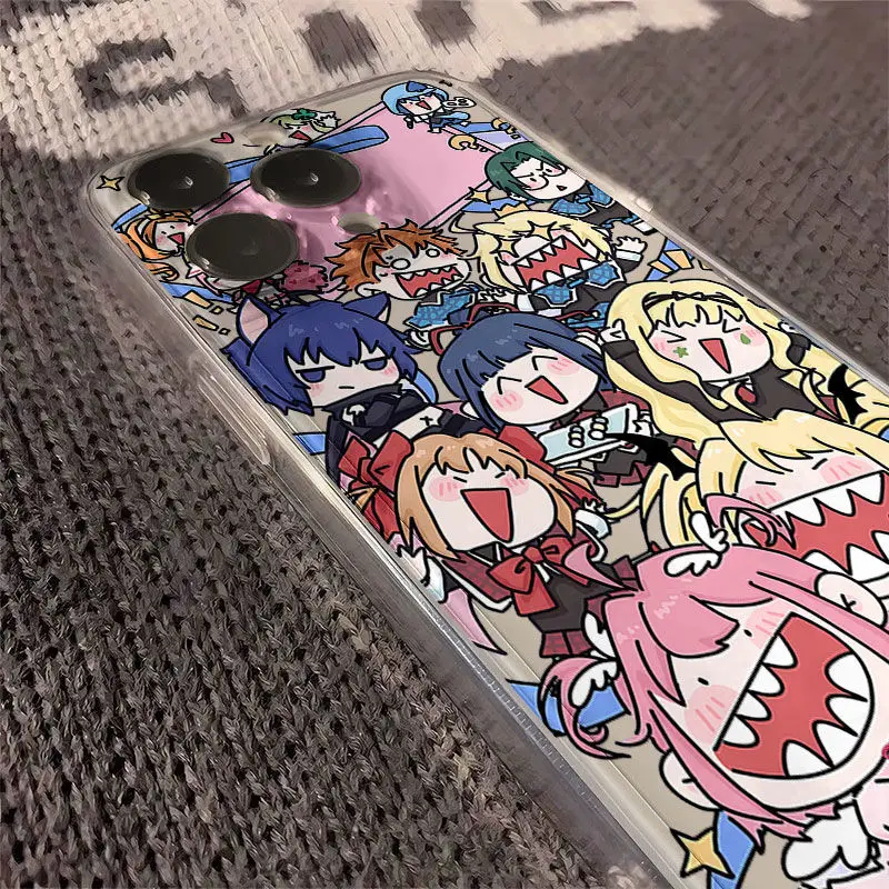 

Guarding Sweetheart Transparent Shell Phone Case For iPhone 16 15 14 13 12 11 Pro XS Max 7 8 Plus Personality Advanced Y2K Cover