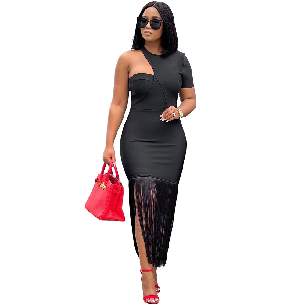 

Elegant African Dresses For Women 2025 Dashiki Summer Autumn Maxi Dress Office Ladies Traditional African Clothing Fairy Dreaes
