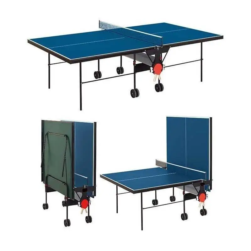 

Portable and Telescopic Legs Table Tennis Table Factory Sales Cheap Price Pingpong Table
