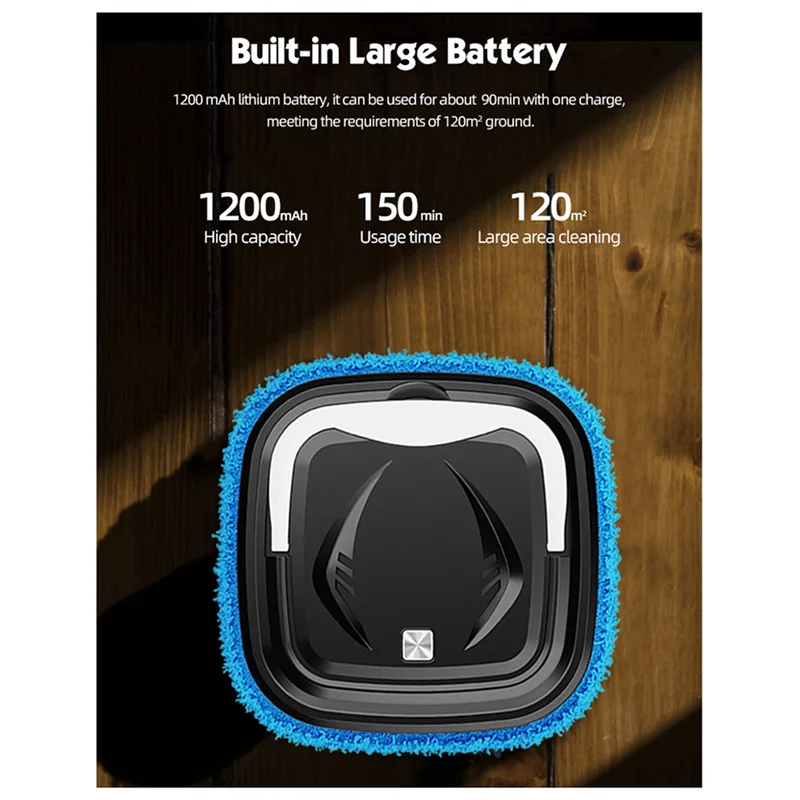 

ABBK-Robot Vacuum Cleaner Soins Capillaires Pour Sol Robot Serpilliere Electrique Robot