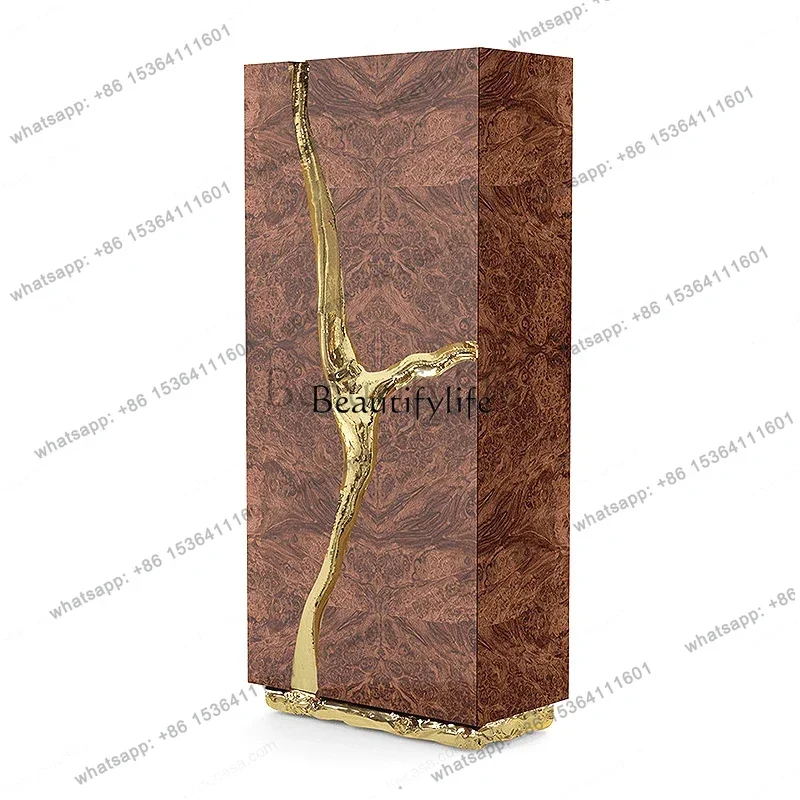 Factory Customization.Italian Style Light Luxury Sideboard Integrated Wall-Mounted Metal Home Designer Dining Room Wine