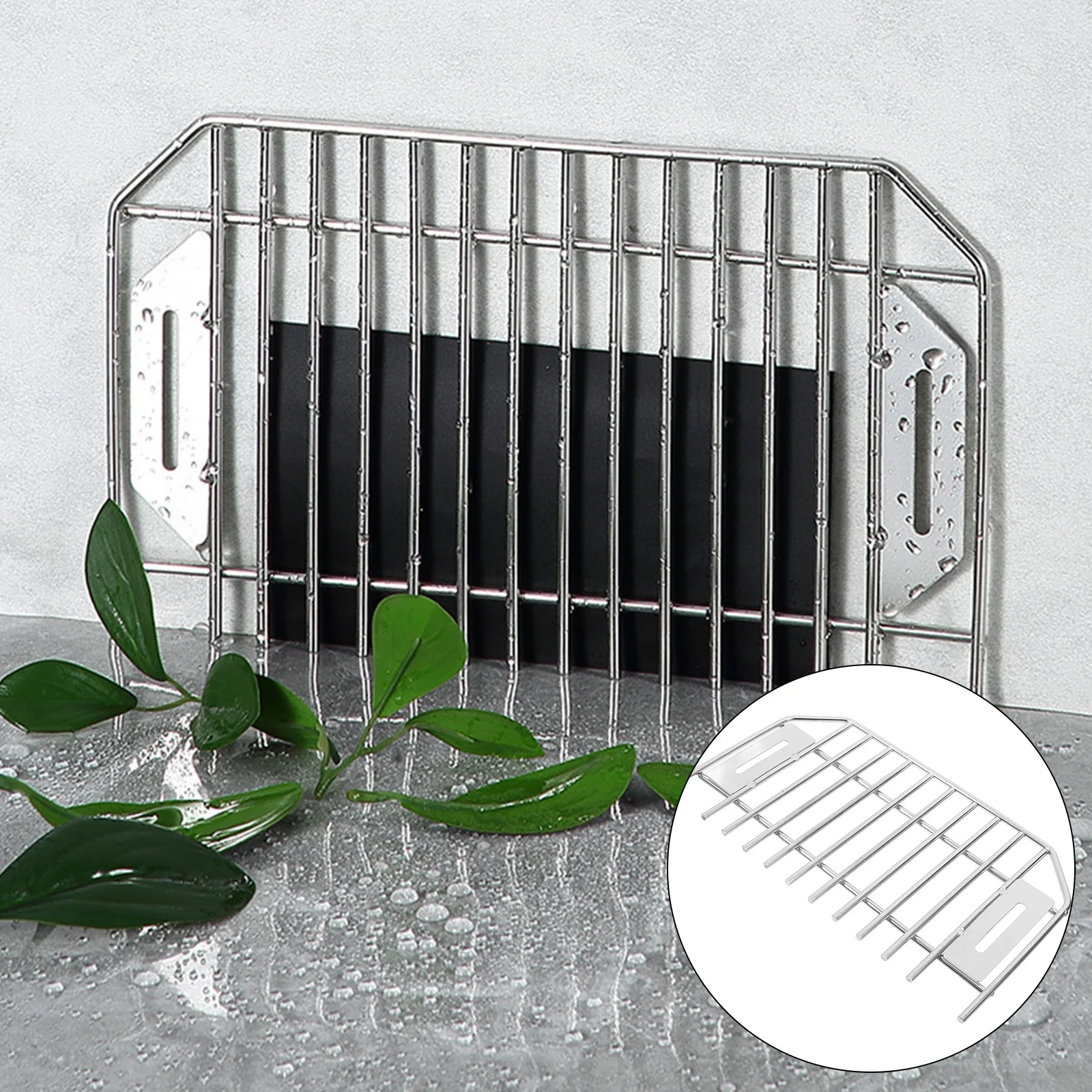 

Stainless Steel Roof Drain Leaf Filter Strainer Durable Gutter Downspout Guard Anti-Block Cover Gutter Downspout Guard