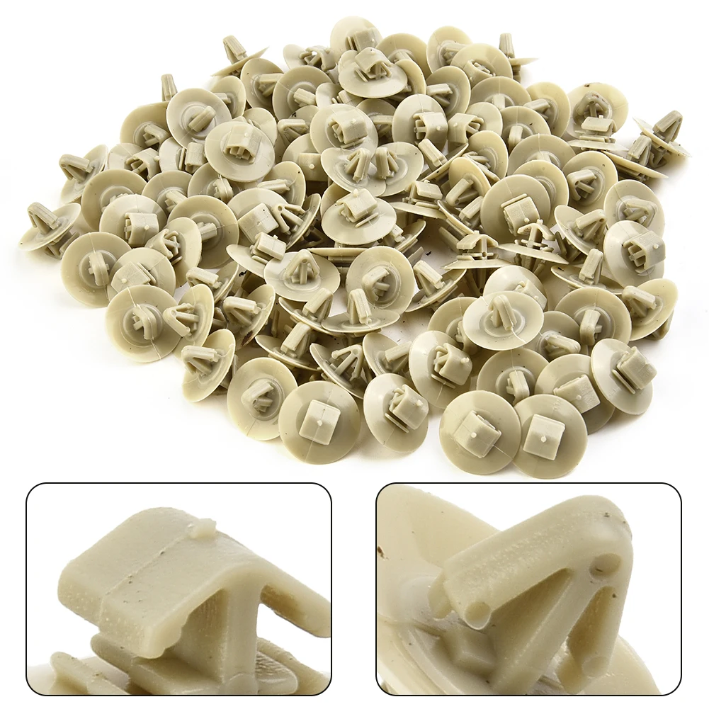 100Pcs Side Moulding Lower Protection Door Trim Clips For Trafic Master For Fixing The Exterior Door Mouldings And Bump