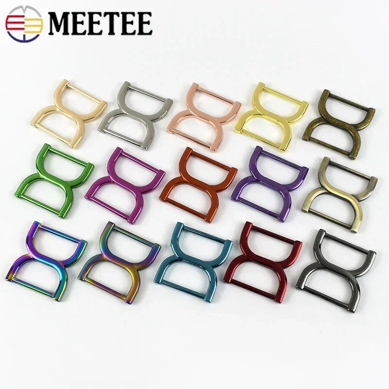 2/5Pcs 25mm Metal Slider Hook for Bag Shoulder Strap Webbing Adjust Connector Clasp Shoes Belt Buckle Hardware Accessoriess