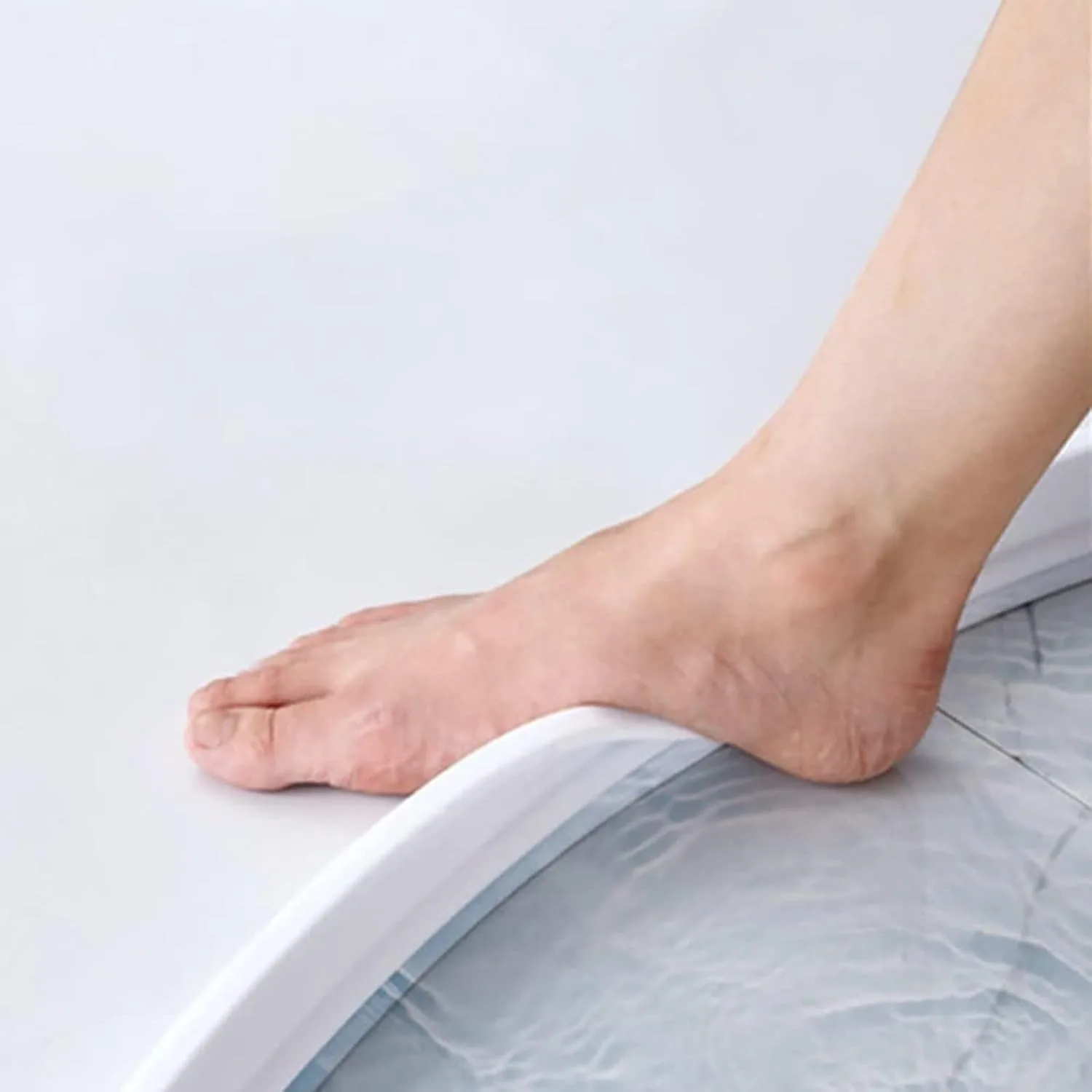 Collapsible Threshold Shower Barrier Water Stopper Dam Water Inside Threshold Dry and Wet Separation for Bathroom and Kitchen