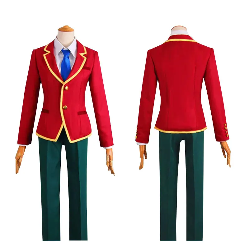 Ayanokoji Kiyotaka School Uniform Classroom Cosplay Panther Costume Custom made with 2 tie