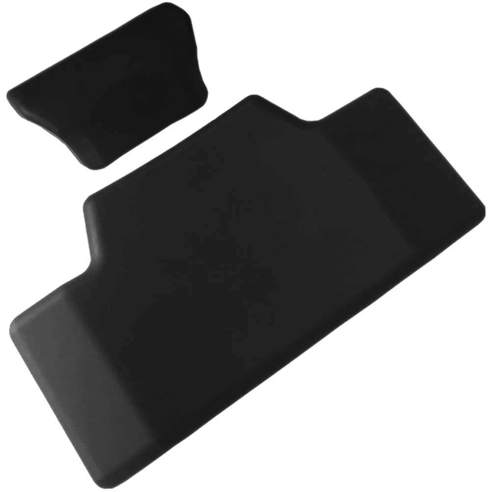 

2 Pcs Motorcycle Trunk Cushion Accessory Seats Back Sponge 277x15cm Rear Pad Black Motorbike Supply