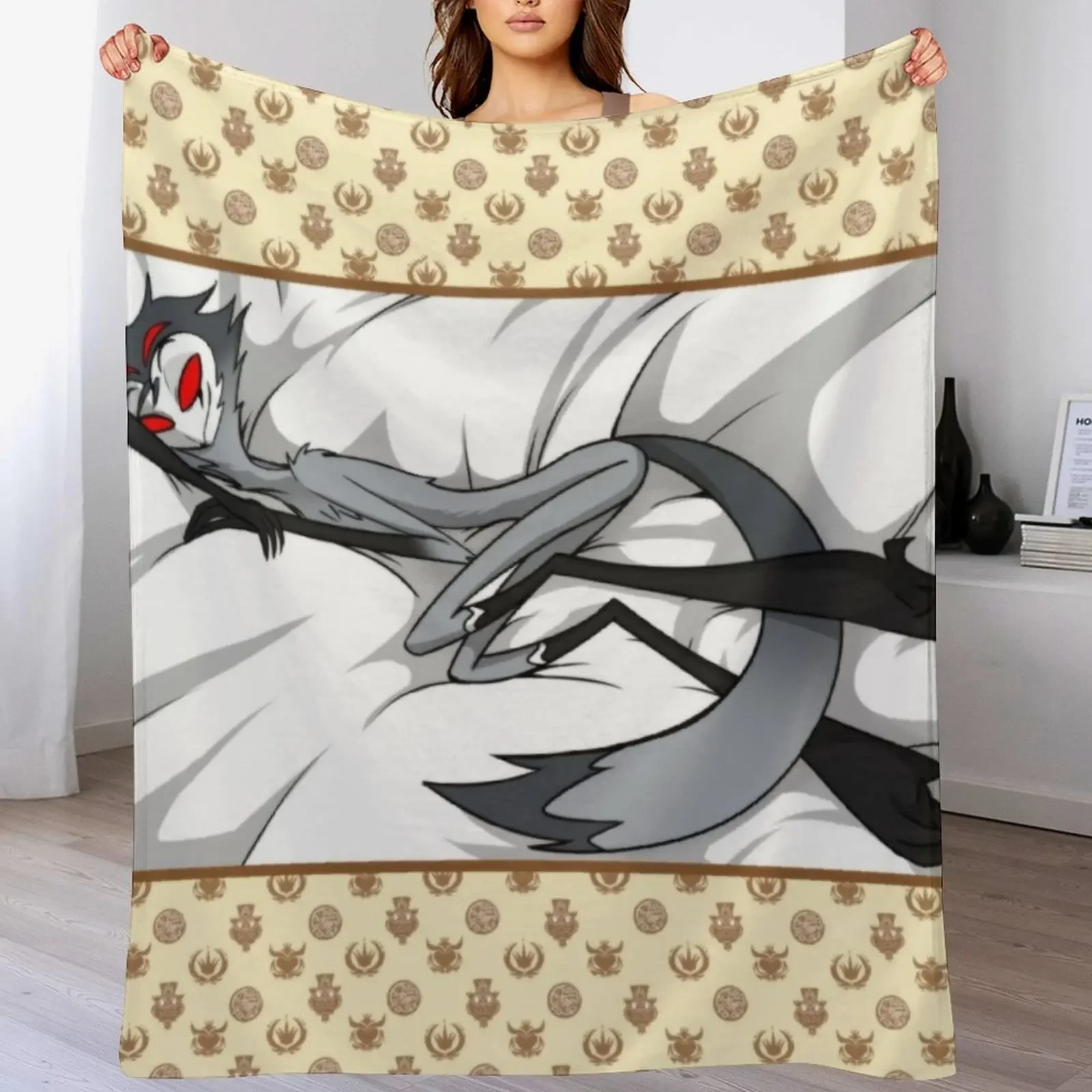 

Stolas Fullbody Throw Blanket Luxury Designer Sleeping Bag funny gift Luxury Throw Blankets