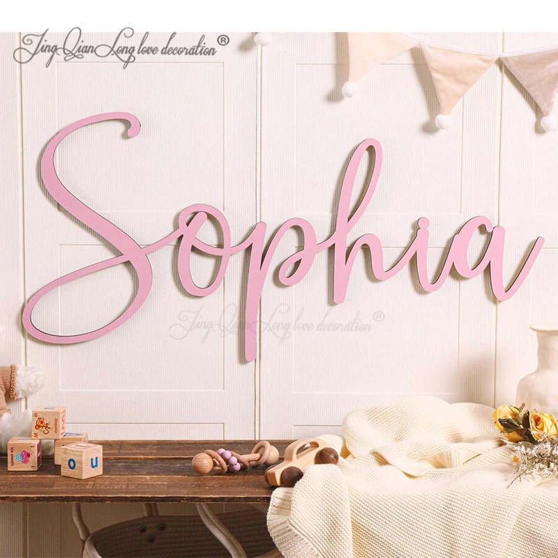 Custom Personalized Wood Name  - đánh giá và giá Baby Nursery Name Letters