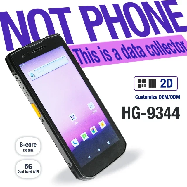 Industrial Pda windows 10 Pda Rug Handheld 5.45 Inches NFC Handheld Android Pda With Wifi