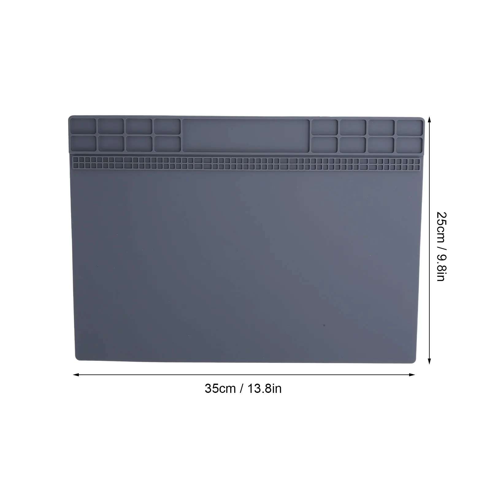 Rubber Mat Non-Slip Watch Repair Table Pad Watchmaker Maintenance Accessory Gray Watch Repairing Tool for Watchmaker