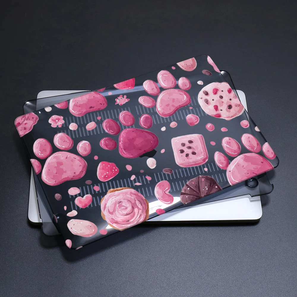Cute Cat Paws Print Laptop Case for MacBook Neo 13 2026 A18 Pro A3404 Shell for MacBook Air 13 A3449 M5 Pro 14 16 M4 M3 M2 Cover