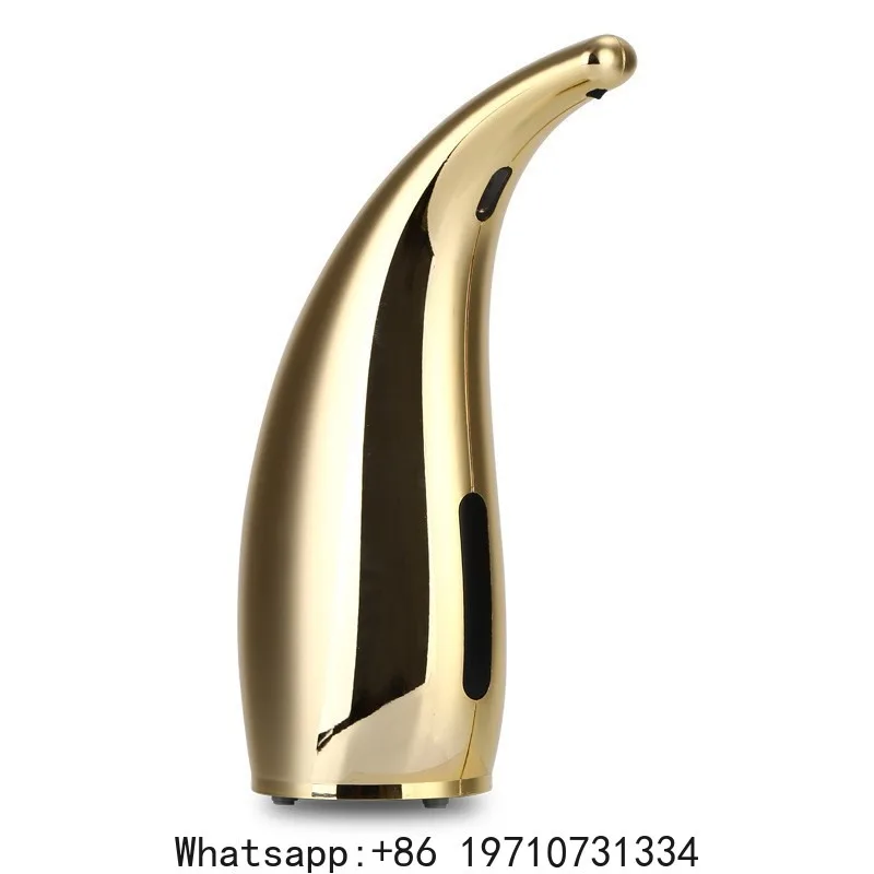 Gold Automatic Soap Dispenser For Kitchen Bathroom 4-speed Adjustable Touchless Sensor Hand Sanitizer